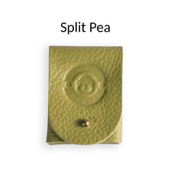 Split Pea leather bread lame pouch by Wire Monkey, a leather case for a sourdough scoring lame