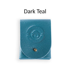 Dark Teal leather bread lame pouch by Wire Monkey, a leather case for a sourdough scoring lame