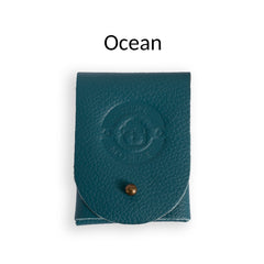 Ocean leather bread lame pouch by Wire Monkey, a leather case for a sourdough scoring lame