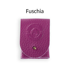 Fuchsia leather bread lame pouch by Wire Monkey, a leather case for a sourdough scoring lame