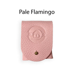 Pale Flamingo leather bread lame pouch by Wire Monkey, a leather case for a sourdough scoring lame