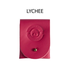 Lychee leather bread lame pouch by Wire Monkey, a leather case for a sourdough scoring lame