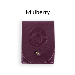 Mulberry leather bread lame pouch by Wire Monkey, a leather case for a sourdough scoring lame