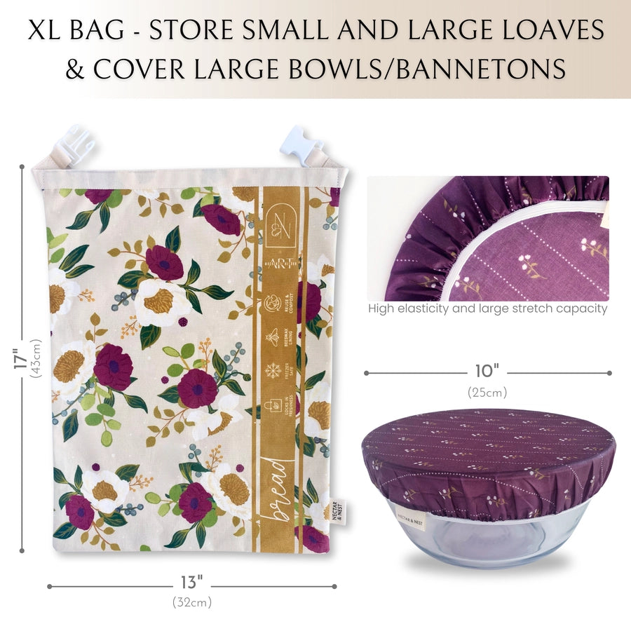 
                  
                    REUSABLE BEESWAX BREAD BAGS/BANNETON COVERS
                  
                