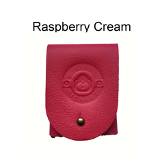 Raspberry Cream leather bread lame pouch by Wire Monkey, a leather case for a sourdough scoring lame