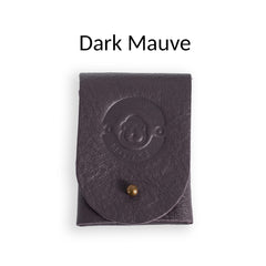 Dark Mauve leather bread lame pouch by Wire Monkey, a leather case for a sourdough scoring lame